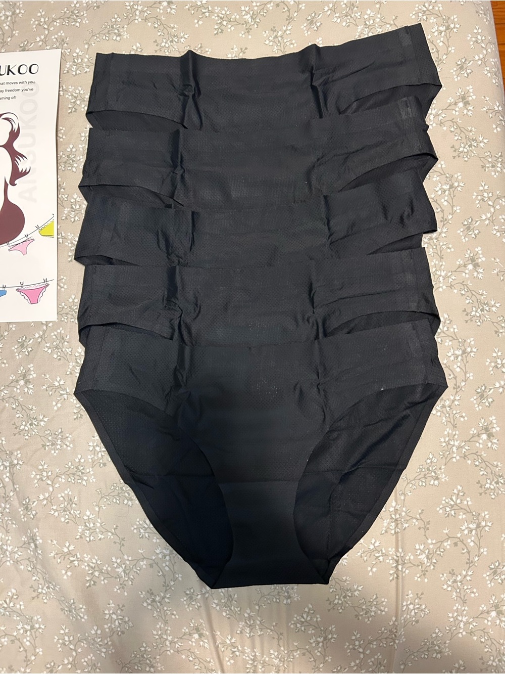 Seamless High-Waist Control Briefs - Black ( pack of 5)